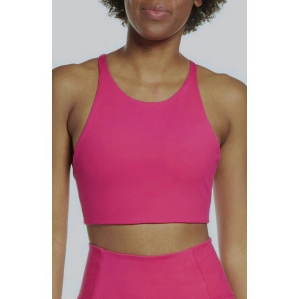 Girlfriend Collective Topanga Sports Bra in Superbloom NWT